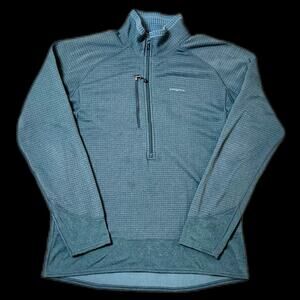 Patagonia Men’s R1 Fleece Pullover Jacket Blue Size L